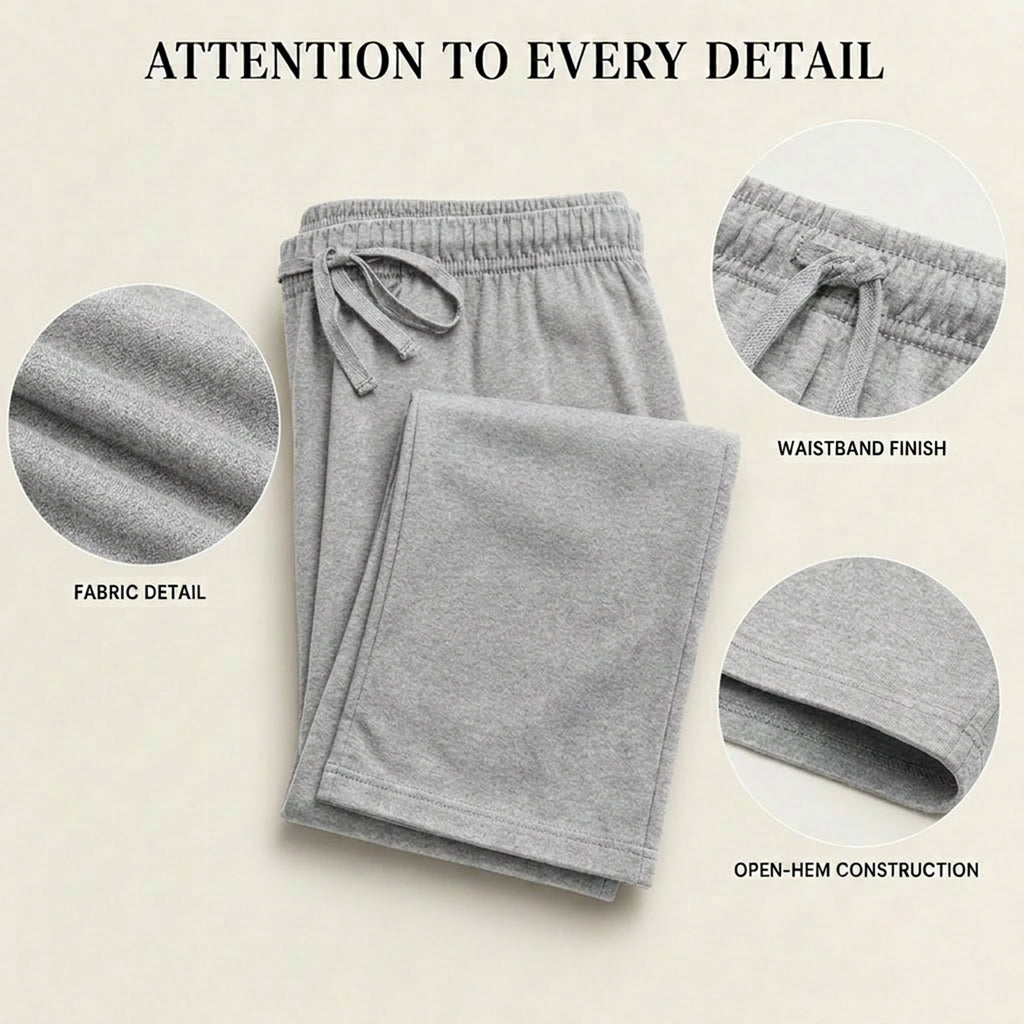 Men's Cotton Lounge Bottoms – 2 Pack