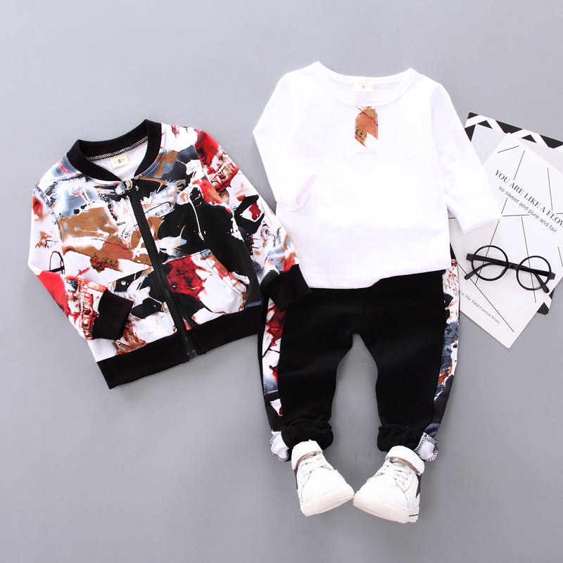 Boys' Three-Piece Autumn/Winter Outfit