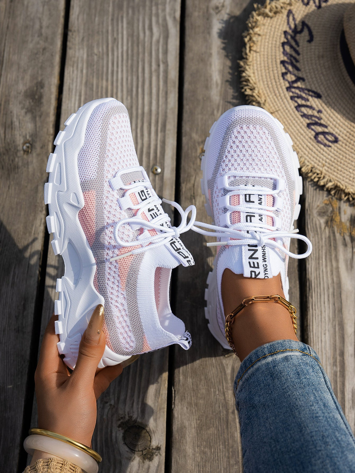 Women's Flyknit Breathable Running Trainers