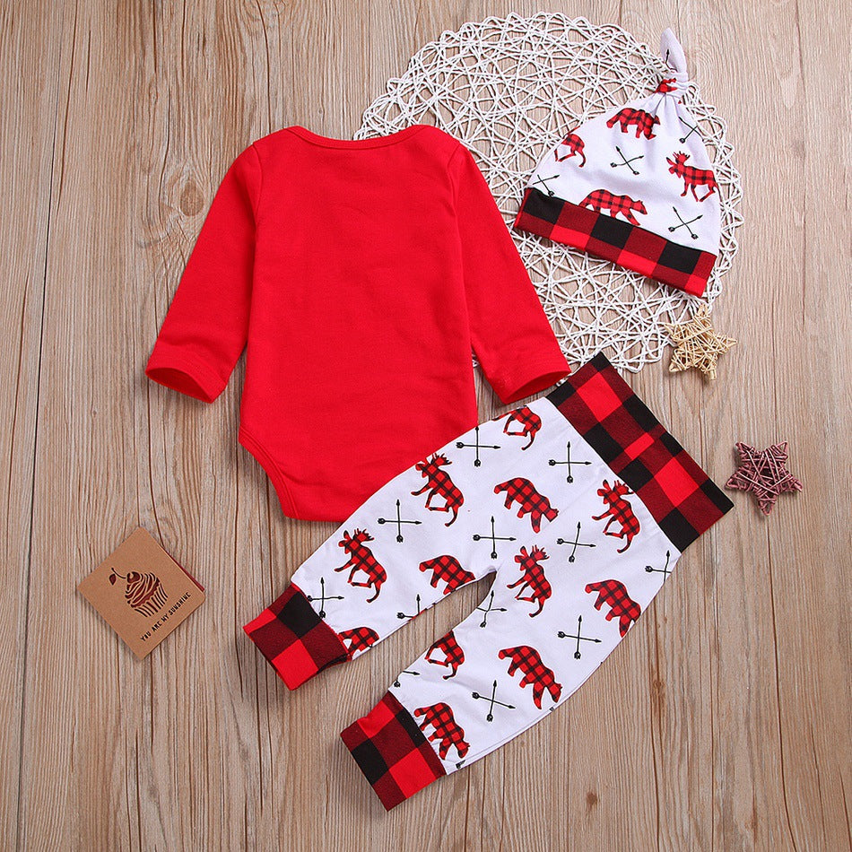 Baby Three-Piece Cotton Outfit
