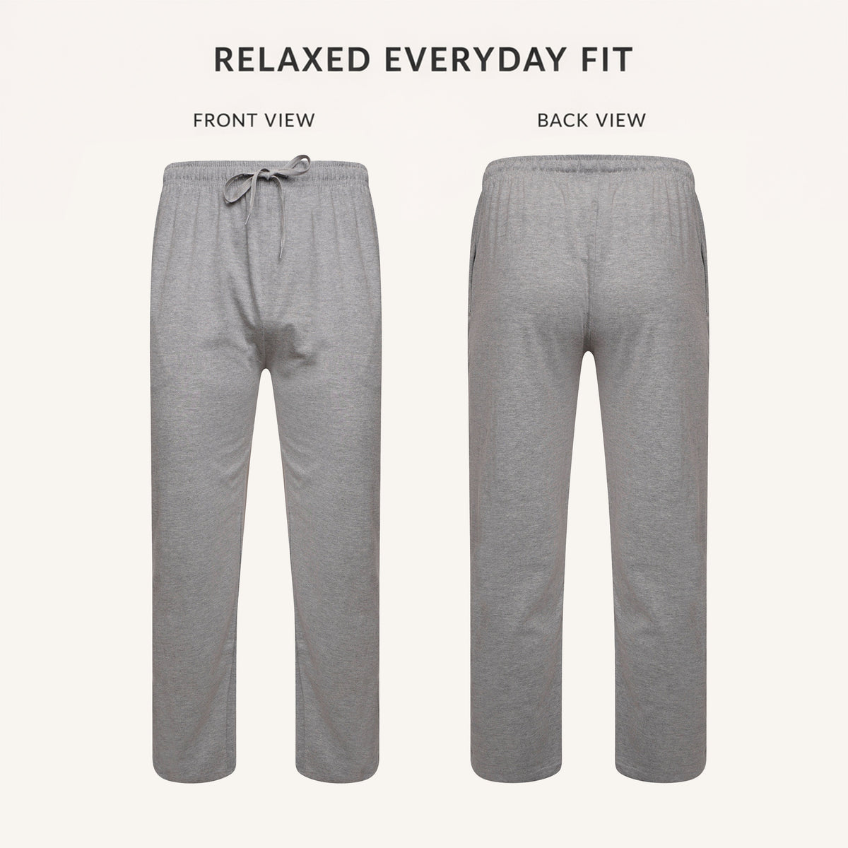 Men's Cotton Lounge Bottoms – 2 Pack