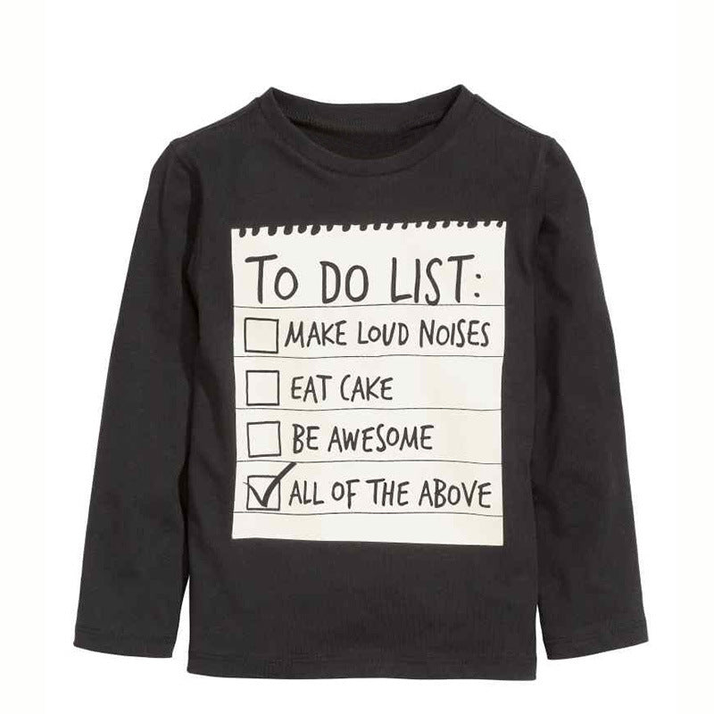 Boys' Long-Sleeve T-Shirt & Trousers Set