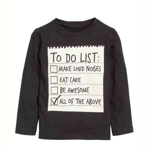 Boys' Long-Sleeve T-Shirt & Trousers Set