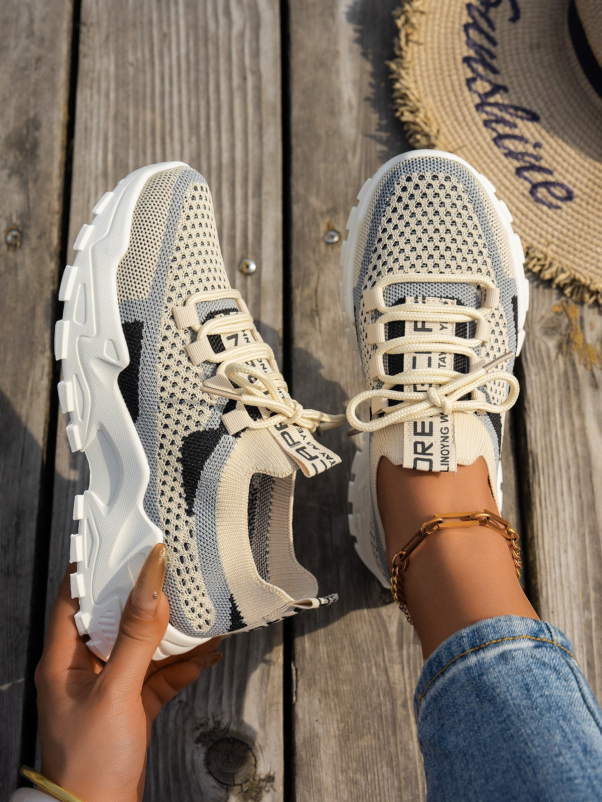 Women's Flyknit Breathable Running Trainers