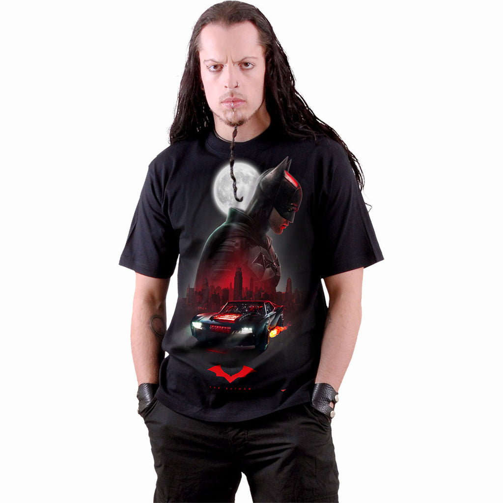 The Batman Batmobile Black T-Shirt