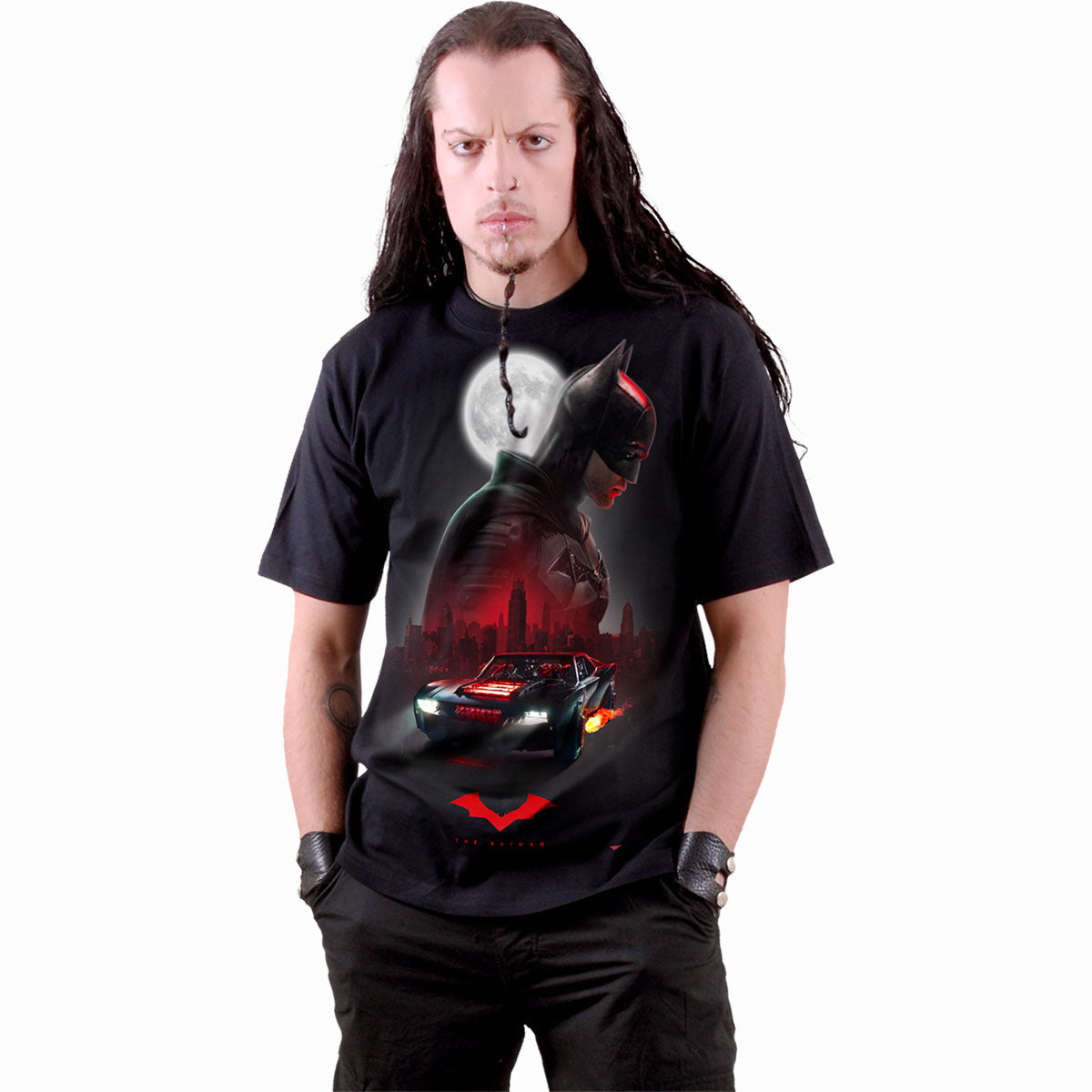 The Batman Batmobile Black T-Shirt