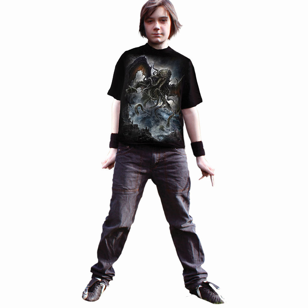 Cthulhu Kids' Black T-Shirt