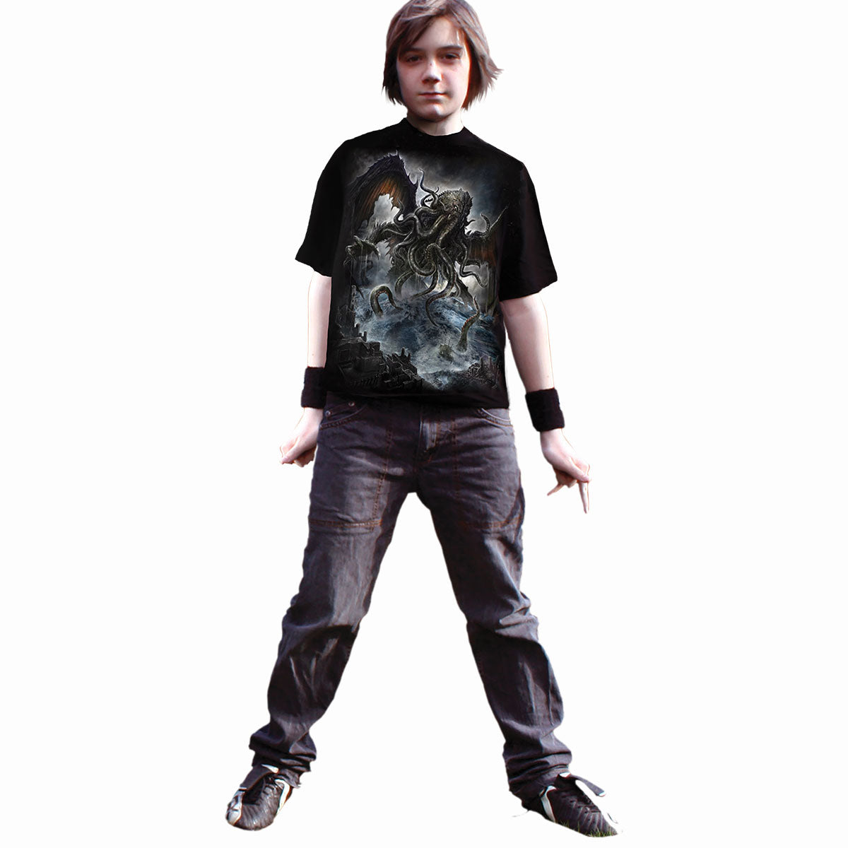 Cthulhu Kids' Black T-Shirt