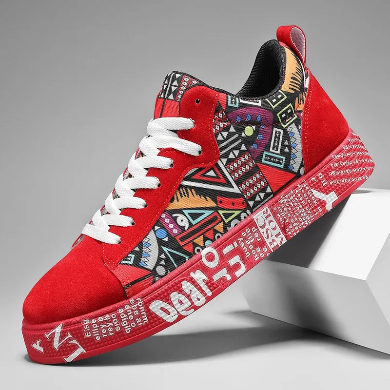 Men's Graphic Skateboard Trainers