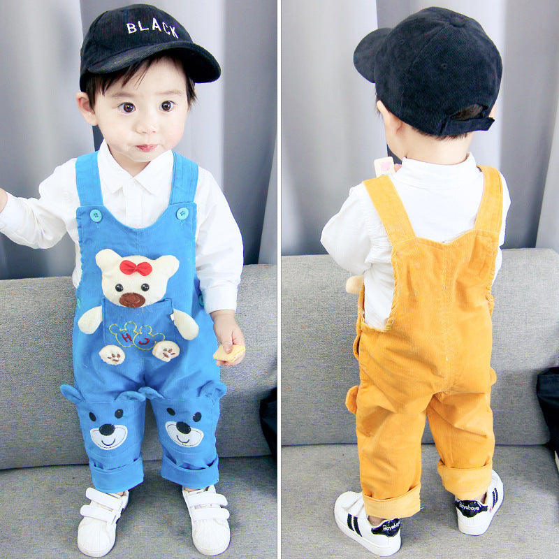 Children's Cotton Denim Overalls