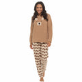 Women's Teddy Bear Fleece Pyjama Set