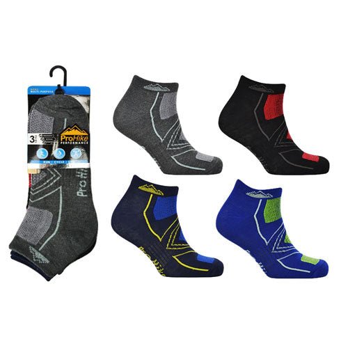 Men's ProHike Performance Trainer Socks – 3-Pack