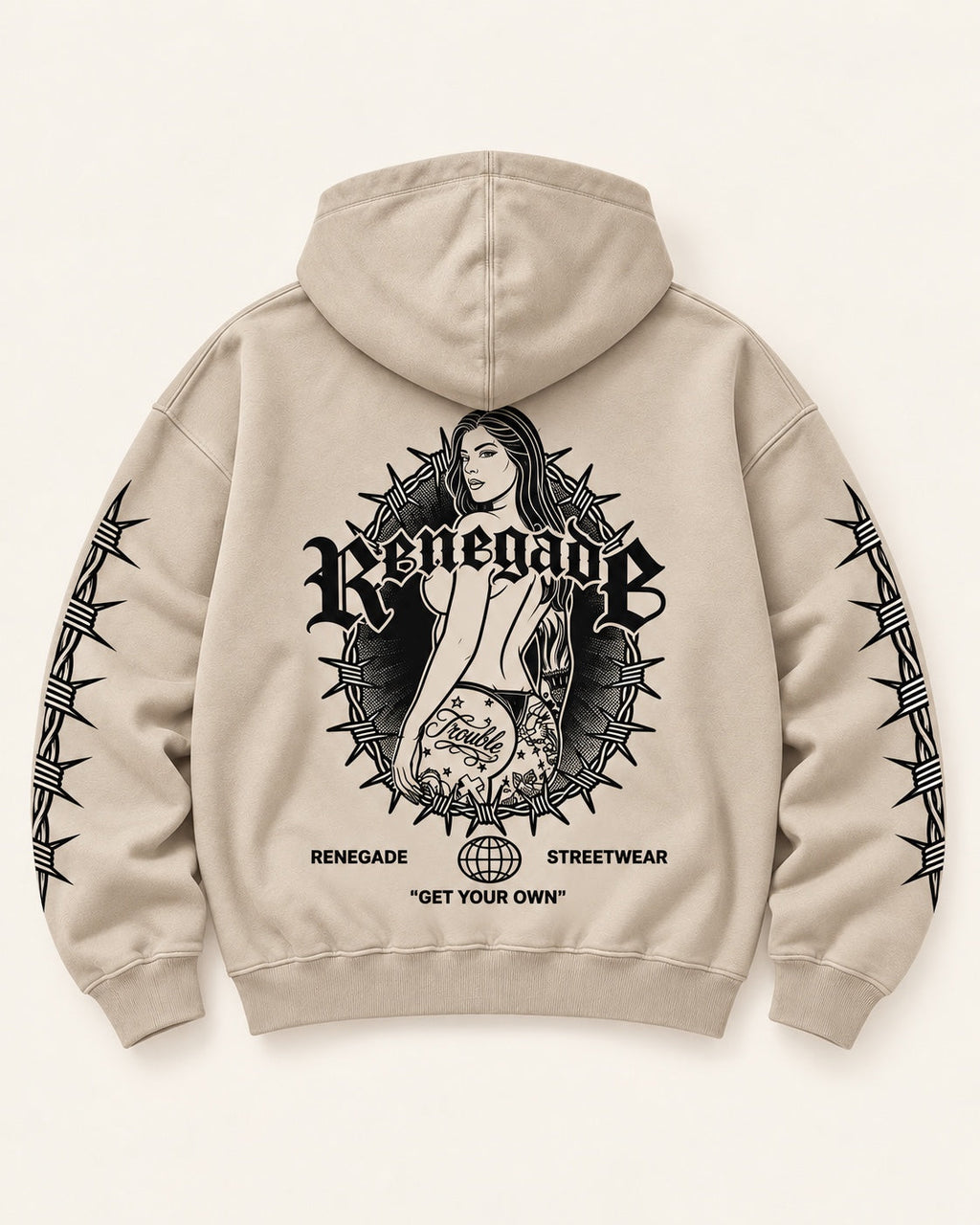 Trouble Graphic Hoodie