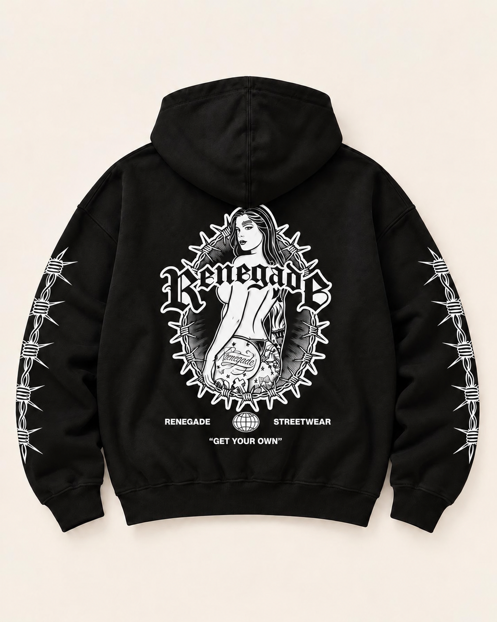 Trouble Graphic Hoodie