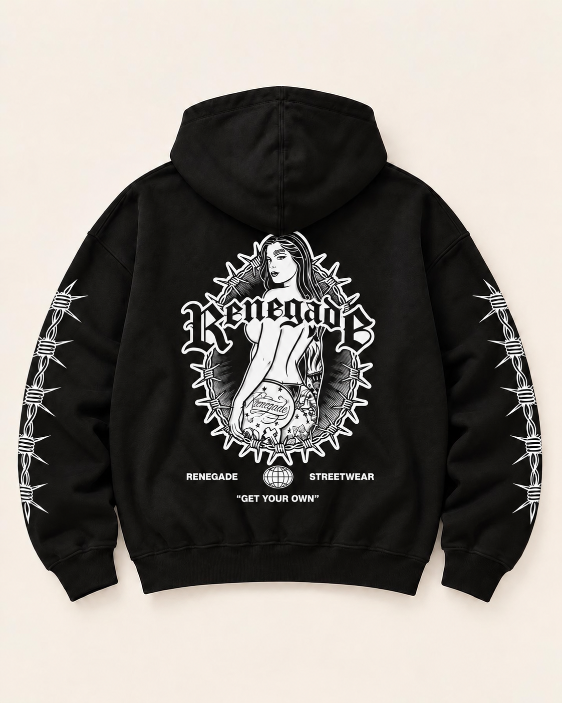 Trouble Graphic Hoodie