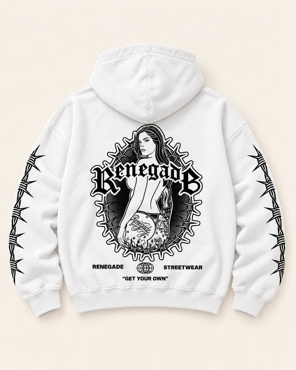 Trouble Graphic Hoodie