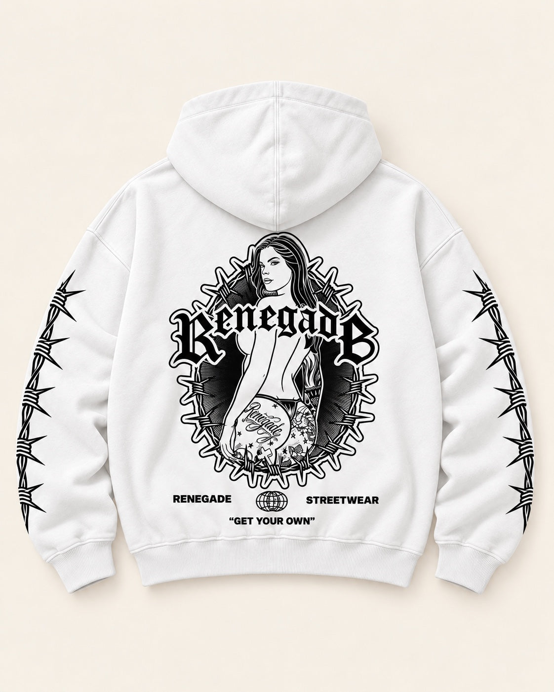 Trouble Graphic Hoodie